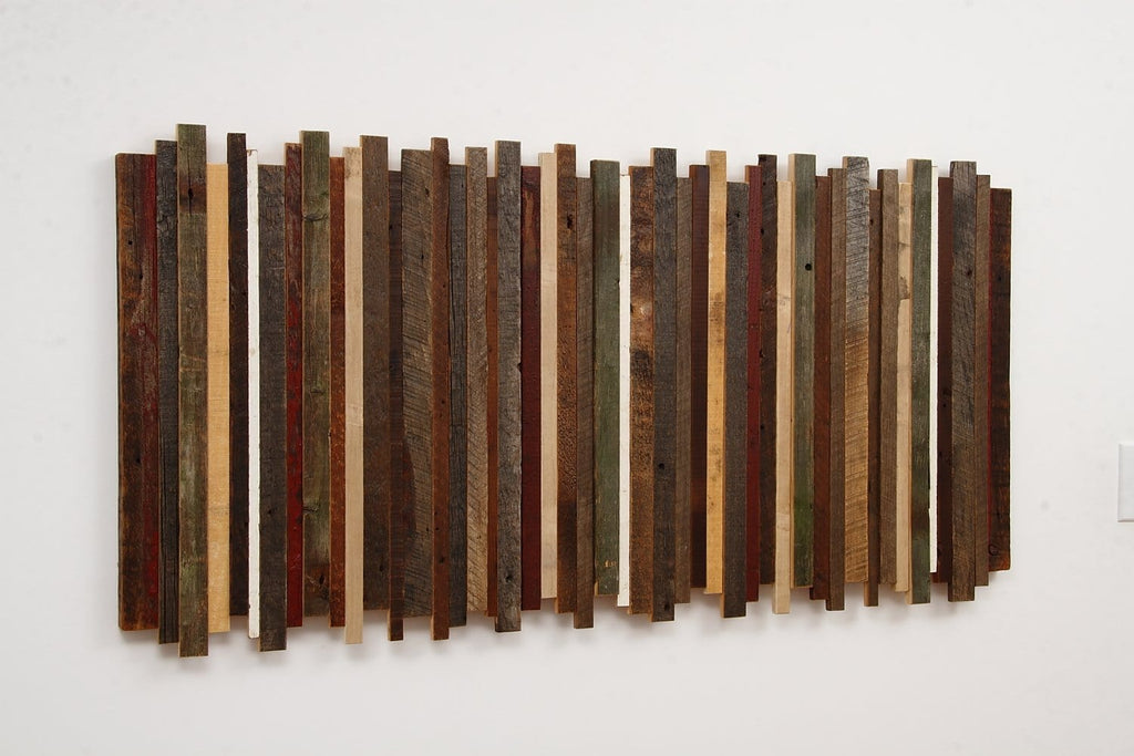 reclaimed wood wall art