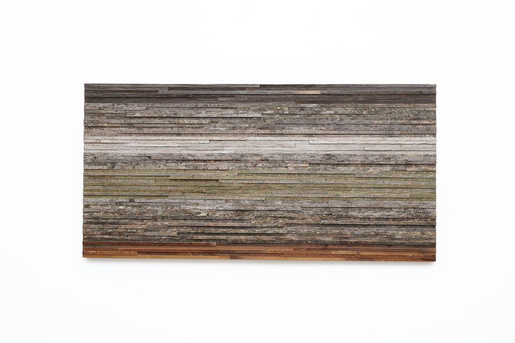 gradient moss wood artwork 