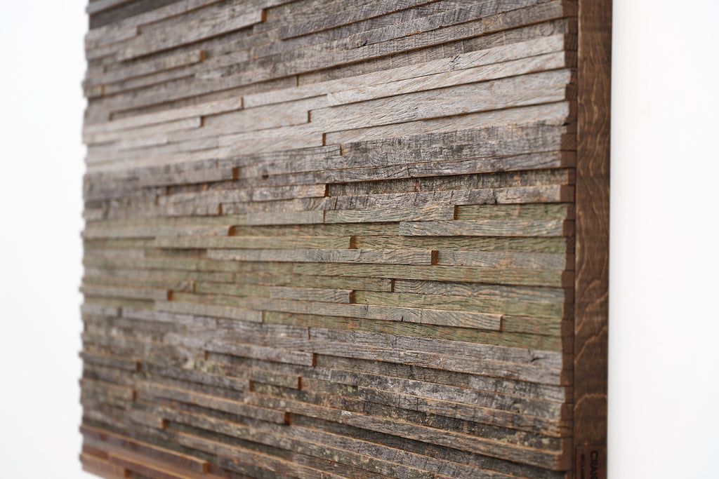 gradient moss wood artwork 