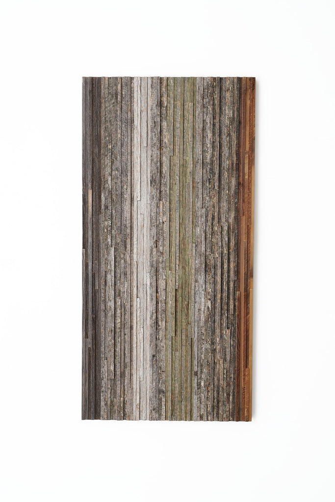 gradient moss wood artwork