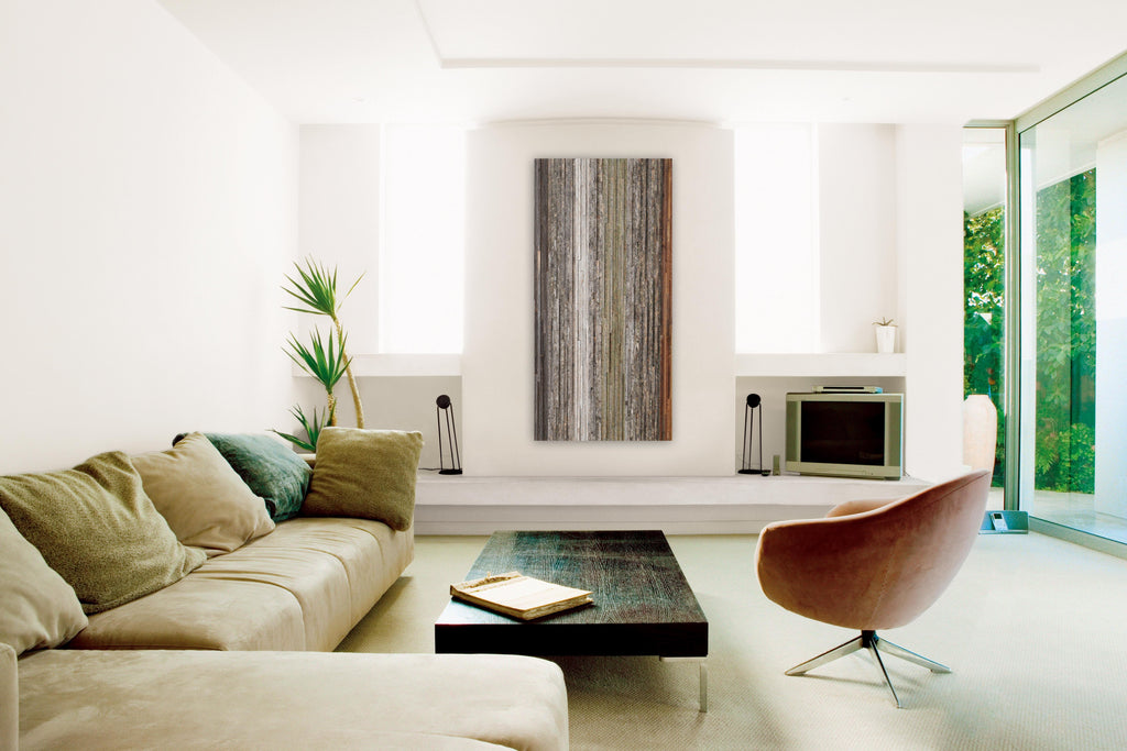 gradient moss wood artwork