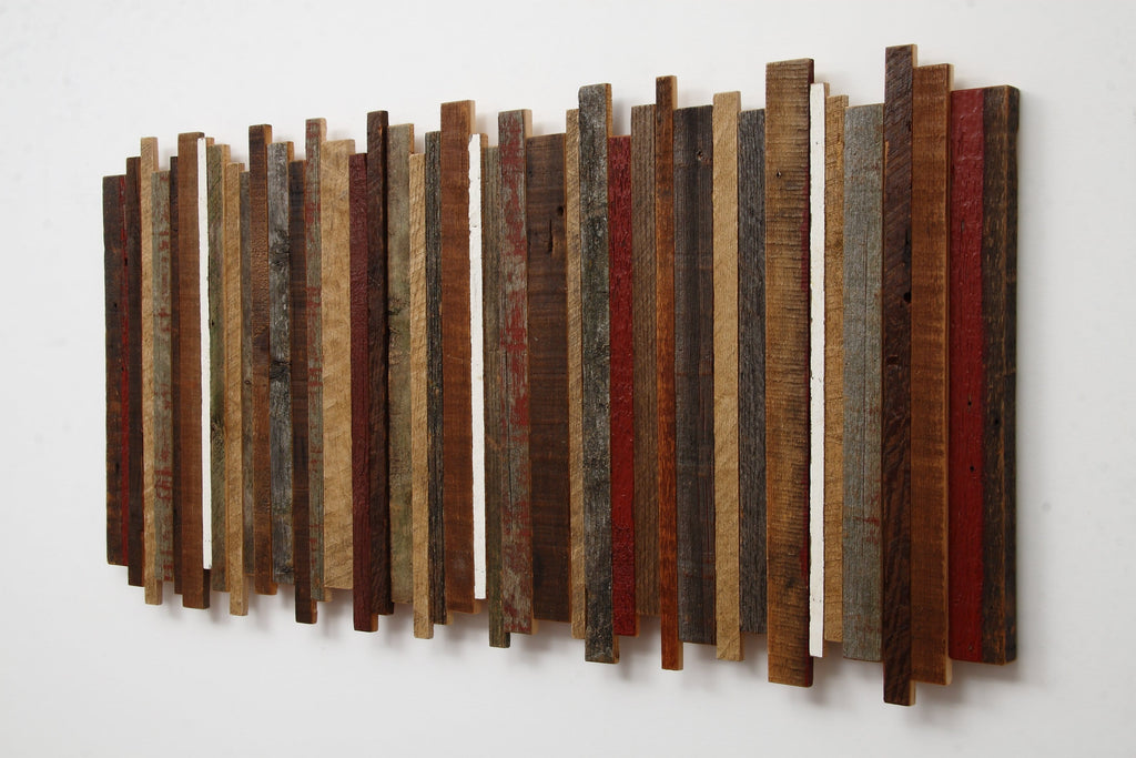 reclaimed wood wall art