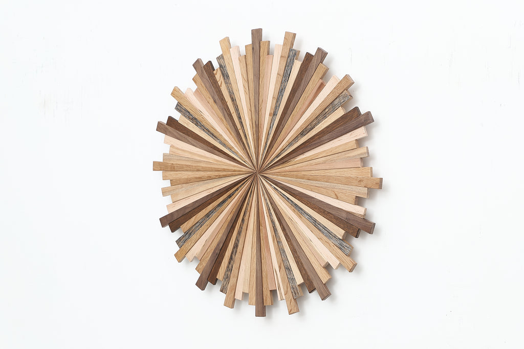 wood starburst wall art 
