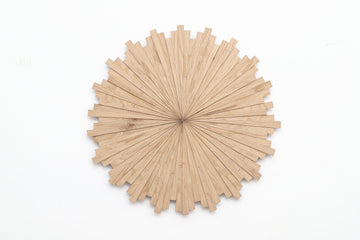 wood starburst artwork 